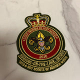 assortment of badges