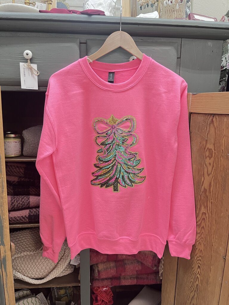 sparkle tree sweatshirt