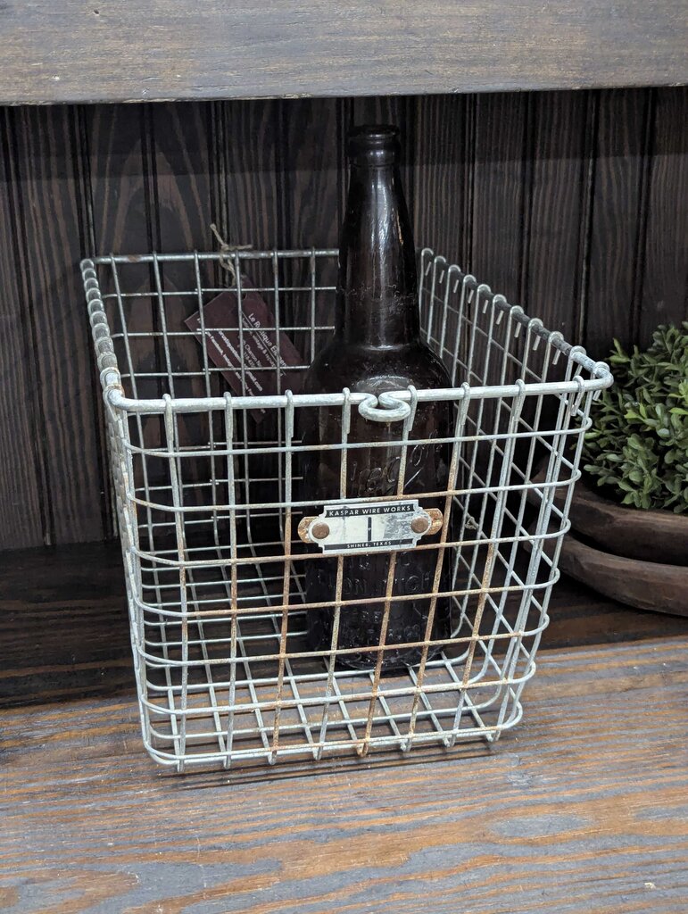 Vintage locker basket #1