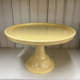 Melamine Cake Stand Small- Daisy Yellow 8.5