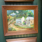 Wood Framed Acrylic Cardiff Hill Painting #21