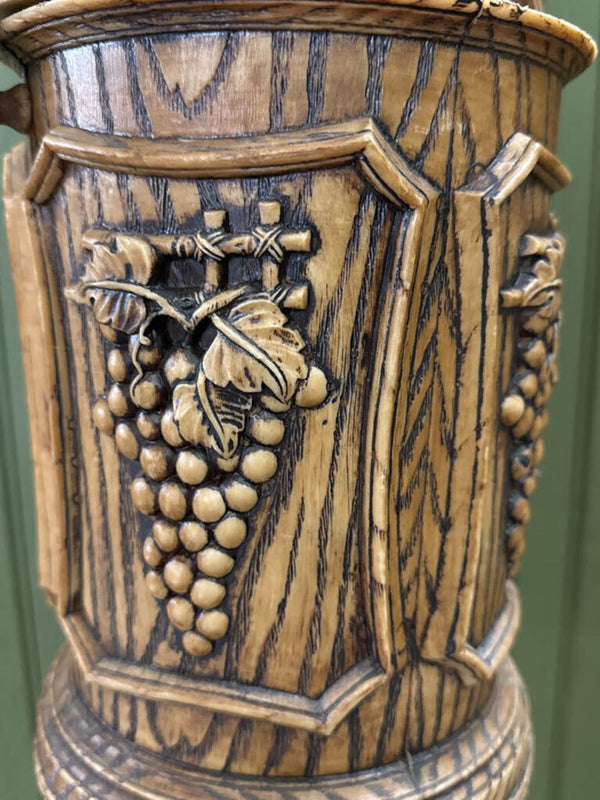 Faux Wood Ice Bucket