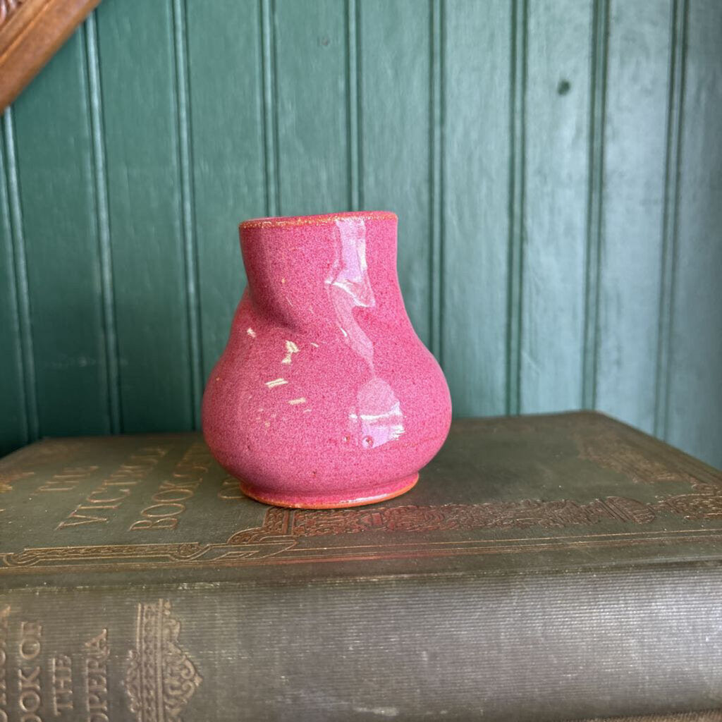 Handmade Pottery Vase - Purple Glaze #62