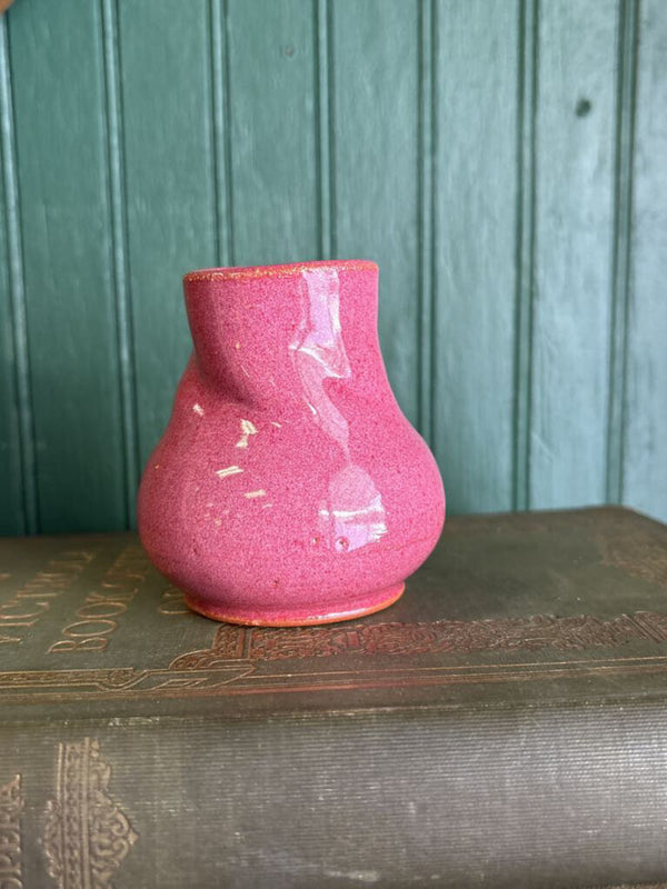 Handmade Pottery Vase - Purple Glaze #62