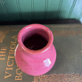 Handmade Pottery Vase - Purple Glaze #62