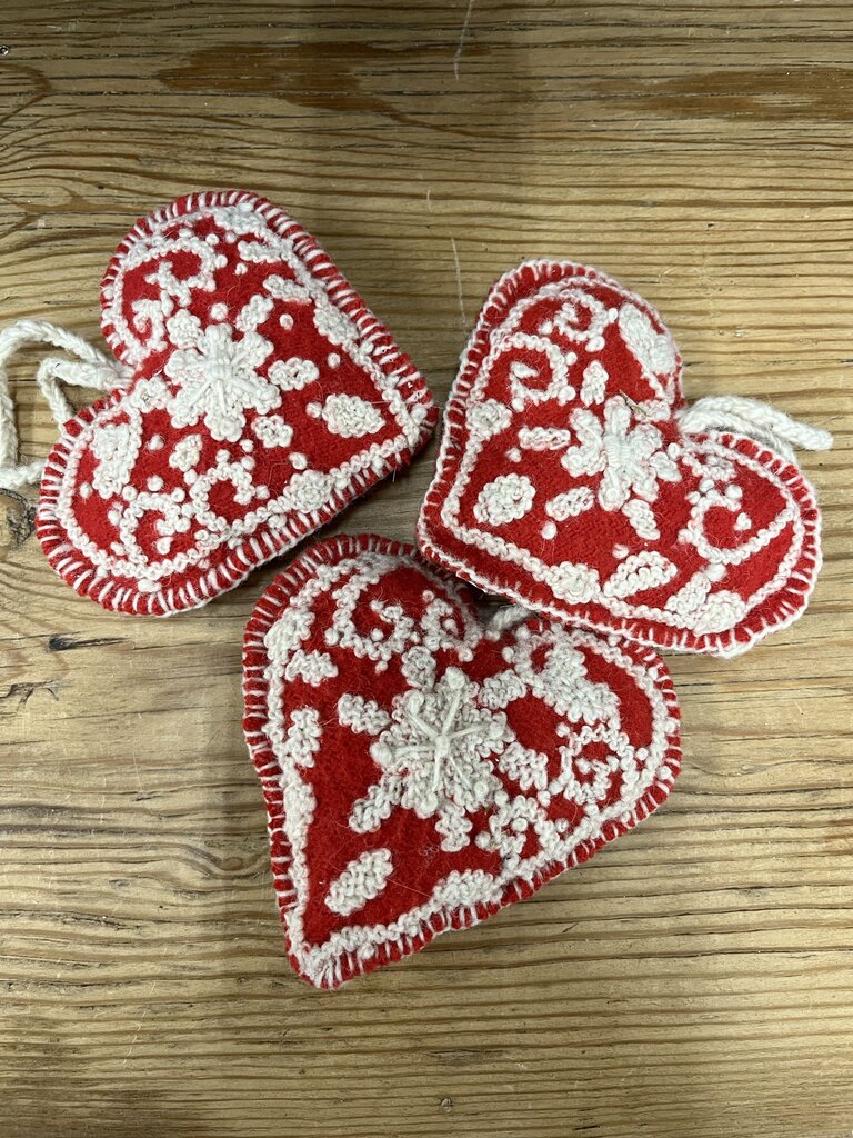 Needlepoint heart