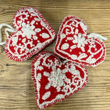Needlepoint heart