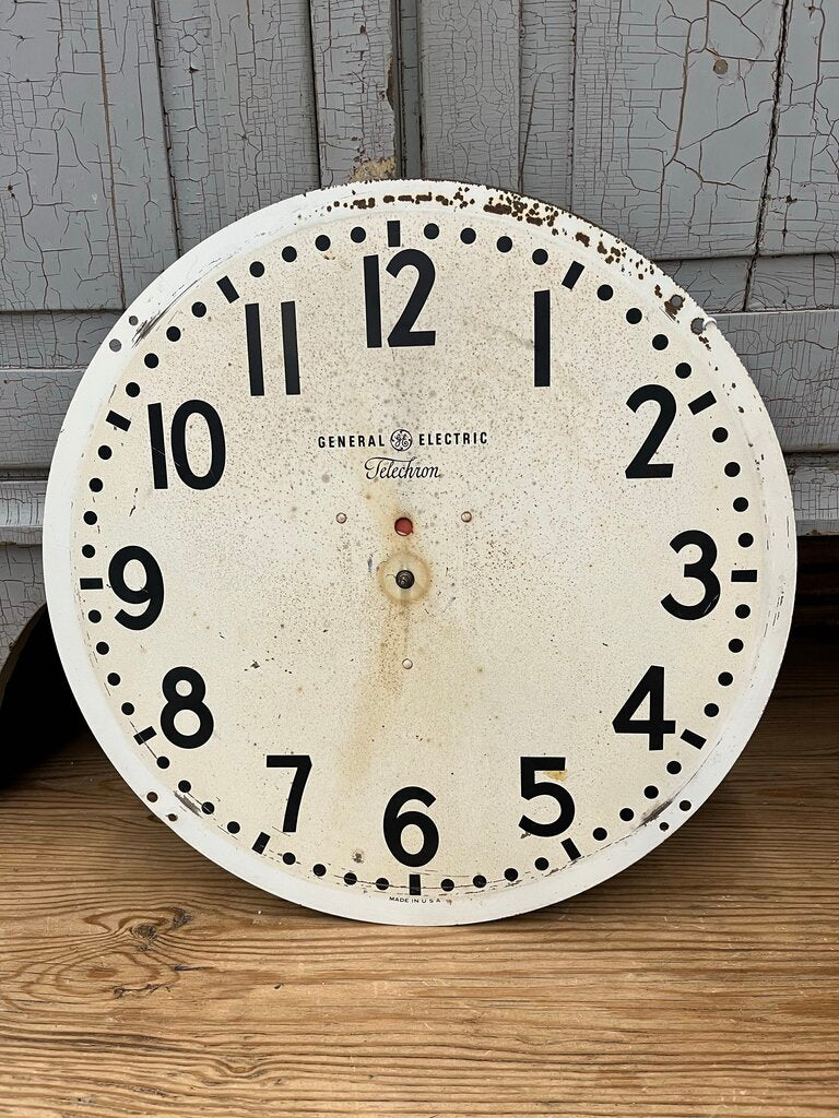 Rusty clock face