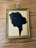 Gold framed silhouette