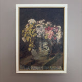 Vase of Pink & Yellow Flowers Framed (11x15)