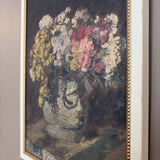 Vase of Pink & Yellow Flowers Framed (11x15)