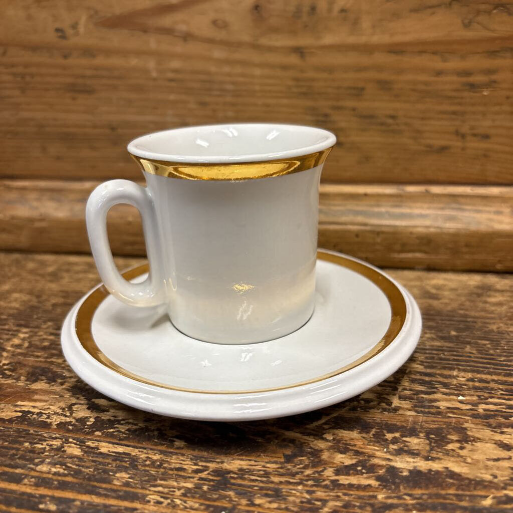 European Espresso Cup and Saucer