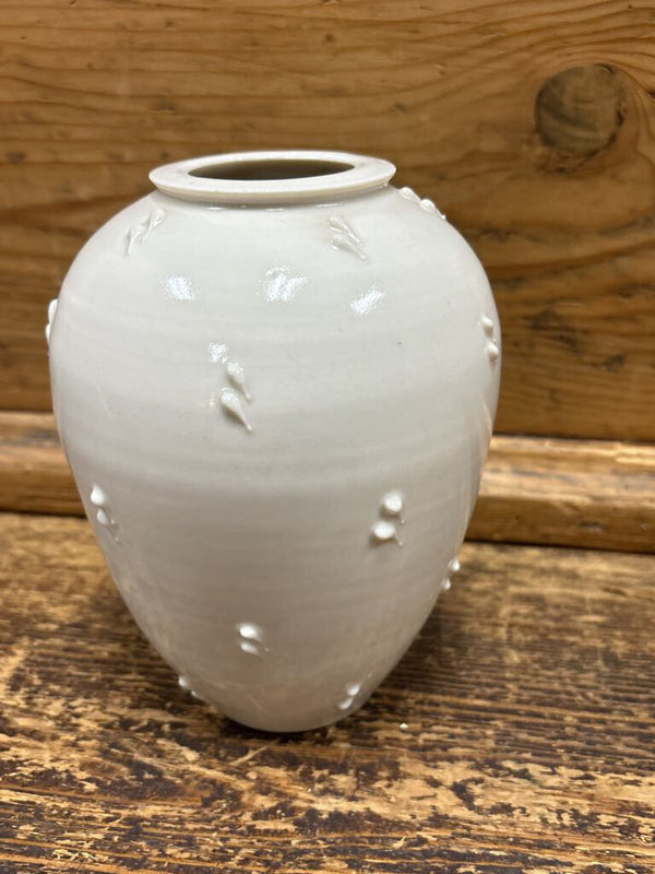 Dotted Stoneware Vessel