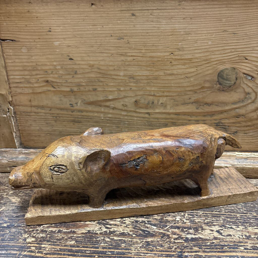 Wooden Pig