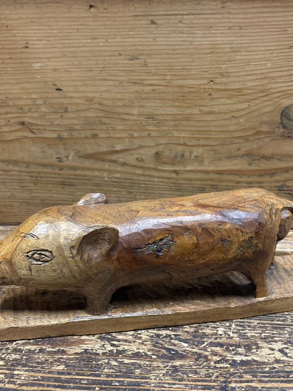 Wooden Pig