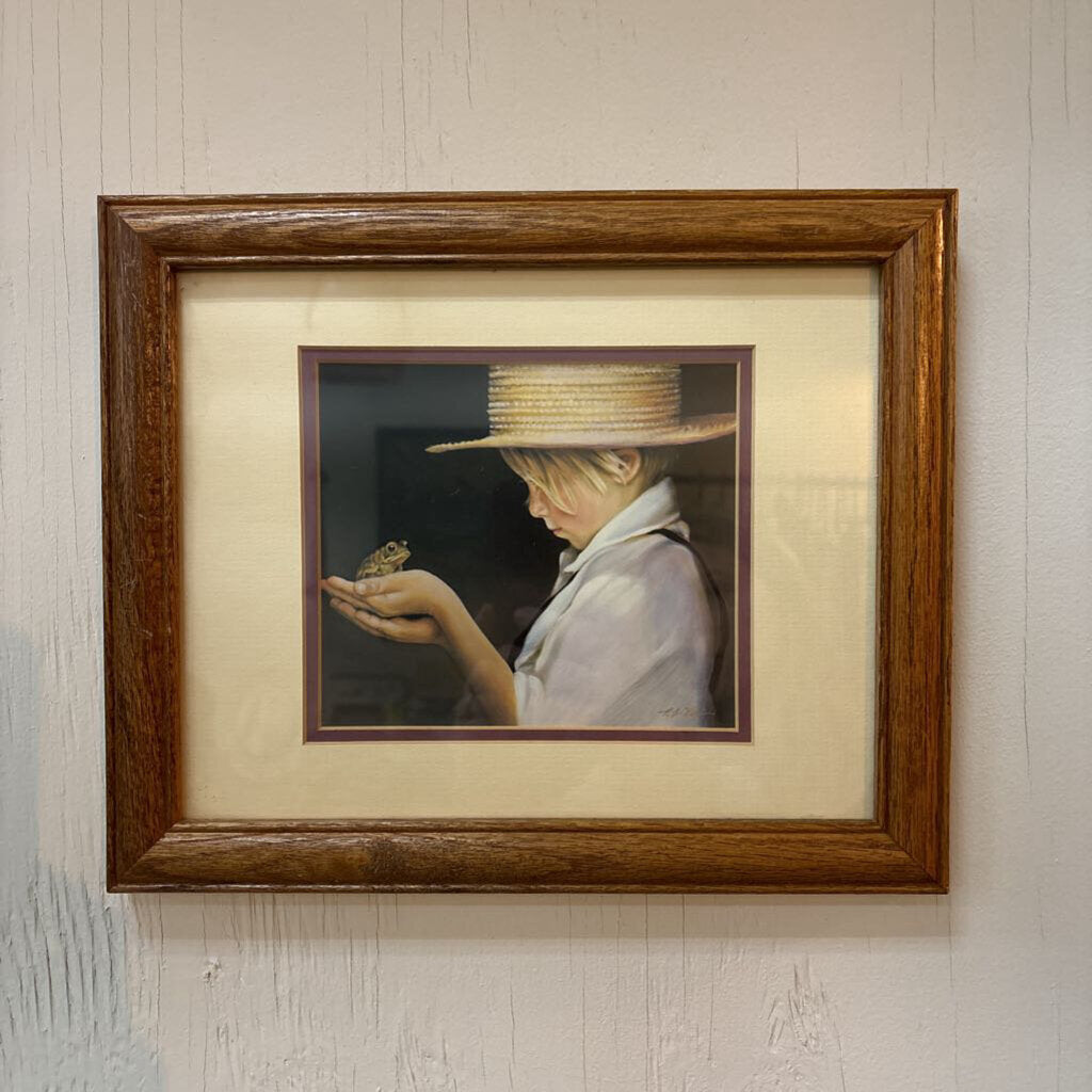 Farm Boy Framed Picture