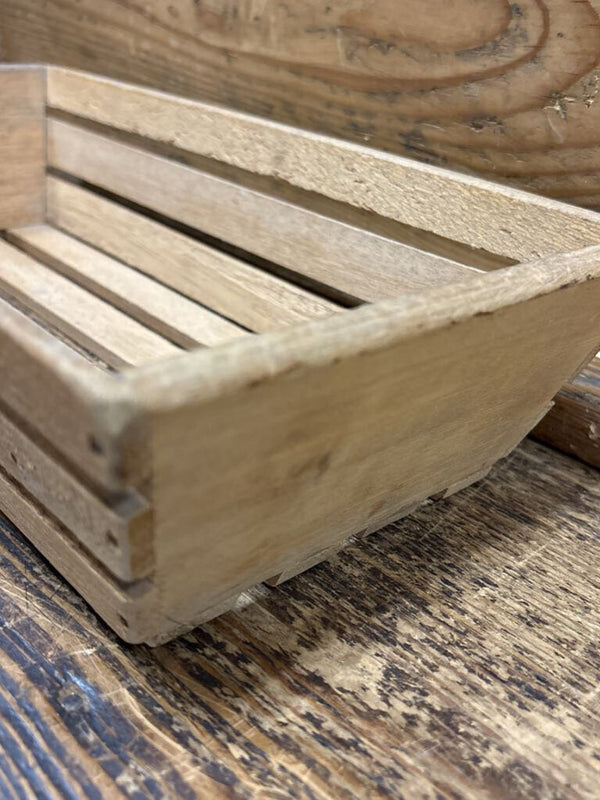 Handmade Slatted Basket