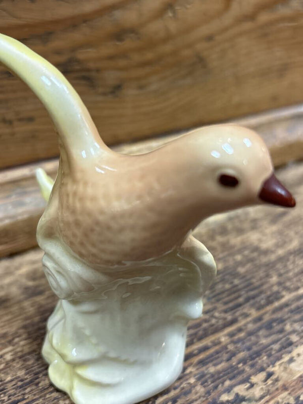 Apricot Songbird Figurine