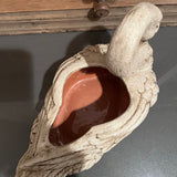 Tea stained swan planter