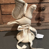 Ceramic tea stained dove