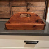 Walnut wood caddy