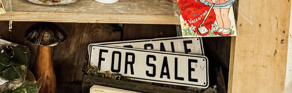 Vintage for sale sign