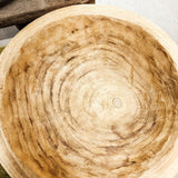Large Round Wooden bowl