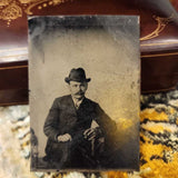 Antique Tin Photo
