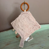 Beige linen stripe crinkle paper