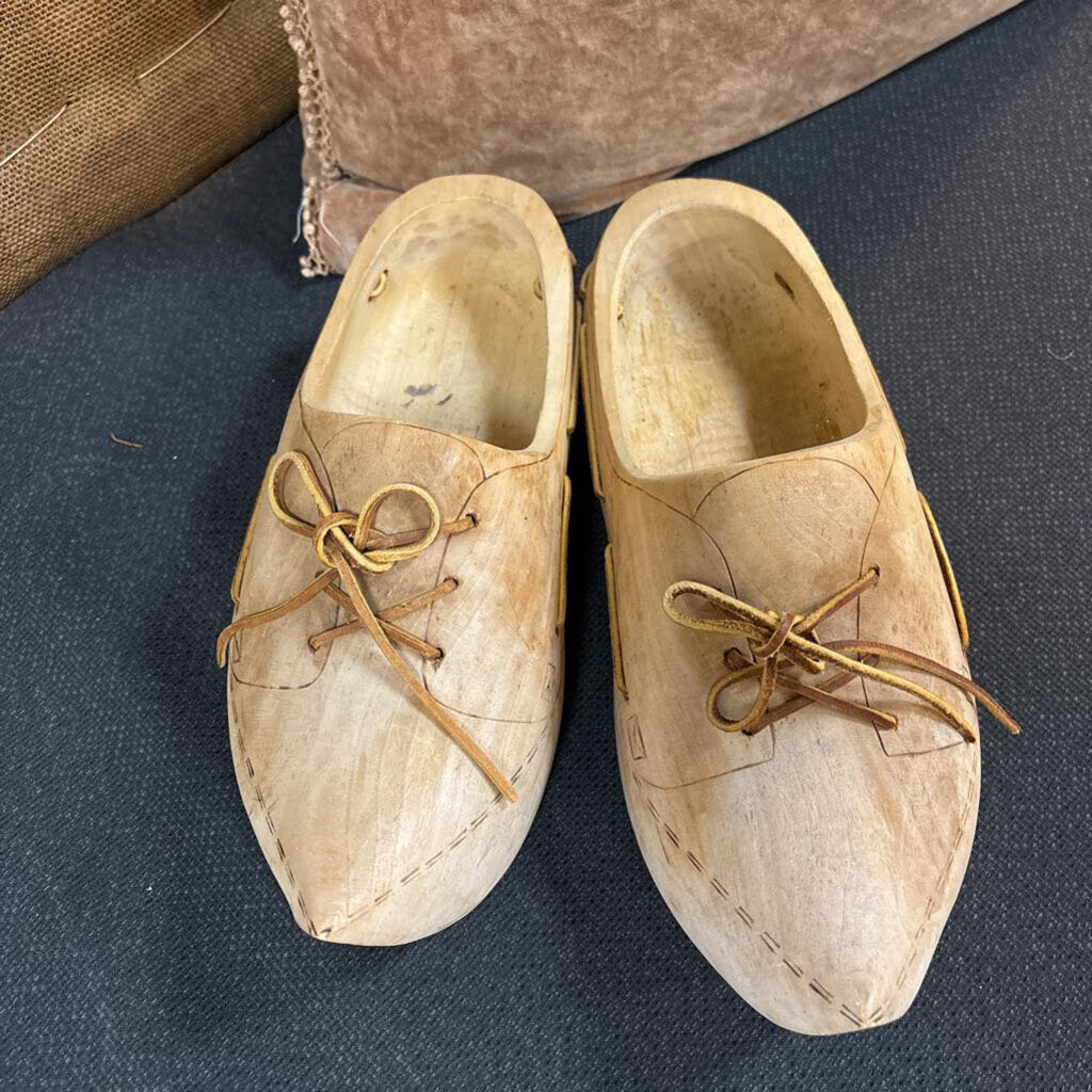 Hand Carved Wooden Shoes