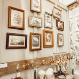 Gold framed flamingo