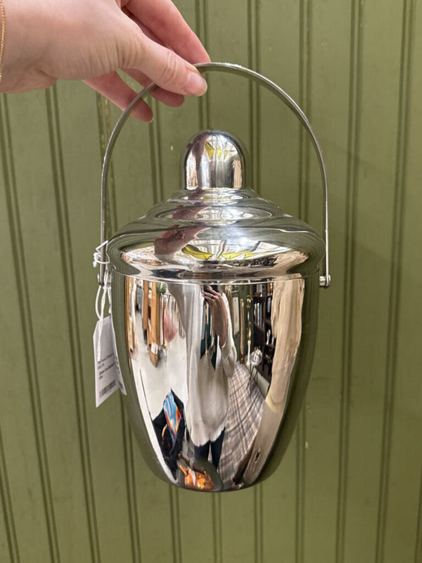 Silver Ice Bucket w/ Handle