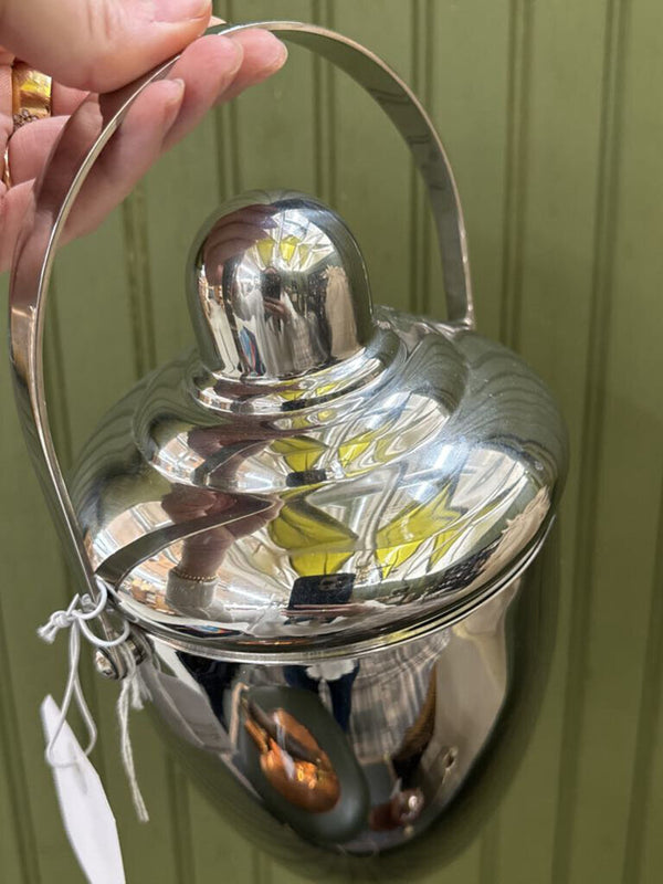 Silver Ice Bucket w/ Handle