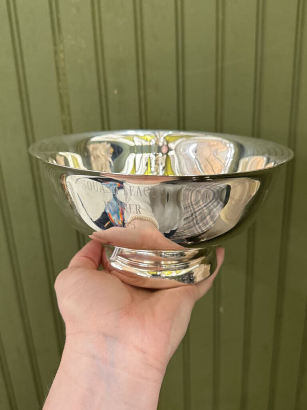 "Squash Winner" Engraved Silver Bowl