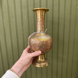 Brass Floral Vase