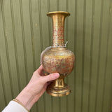 Brass Floral Vase