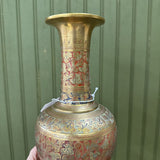 Brass Floral Vase
