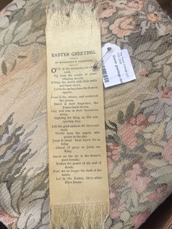 Easter greetings ribbon