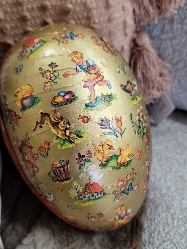 Antique paper mache Easter egg Germany