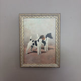 12x16 Two Fox Terriers Framed Antique Art