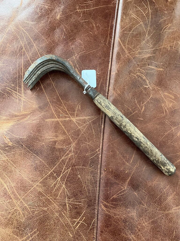 Vintage wood garden tool
