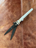 Vintage white garden shears