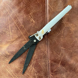Vintage white garden shears