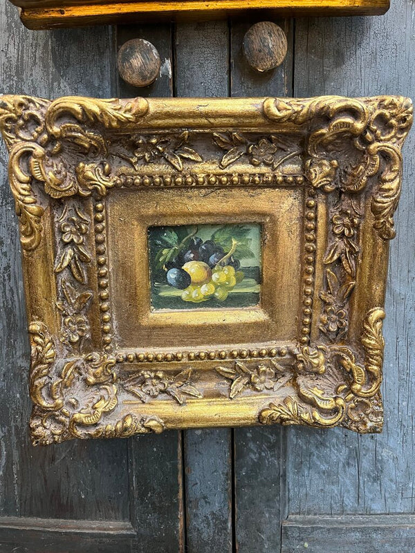 Original oil painting (1) in antique frame