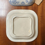 19th Century English Pottery - Asiatic Pheasants - Sm Square Covered Dish