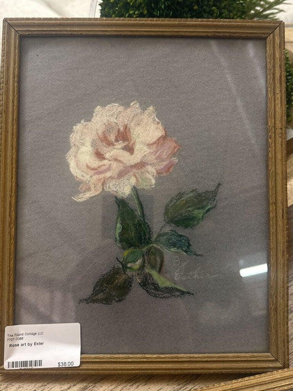 Rose art by Ester