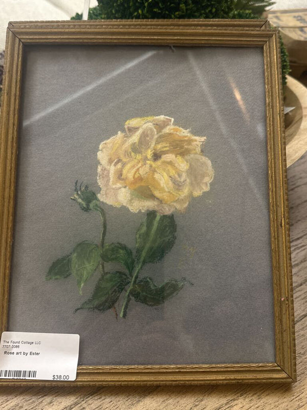 Rose art by Ester