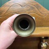 #143 Colorful Swirl Brass Vase