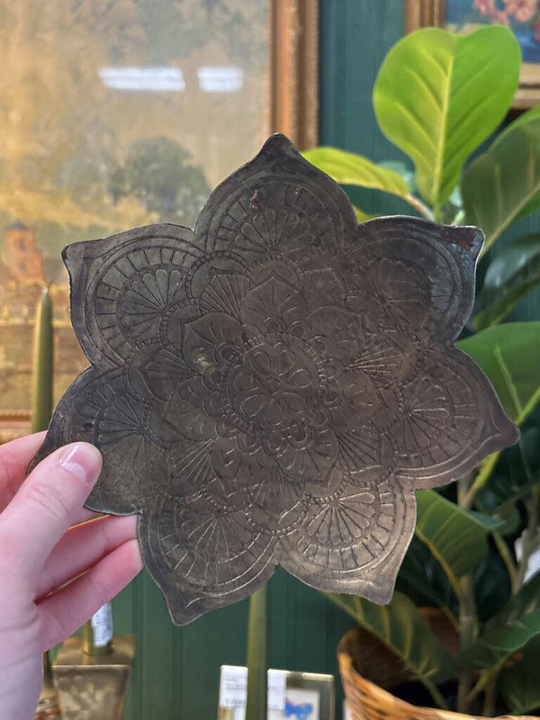 #148 Ornate Etched Tray Catch All