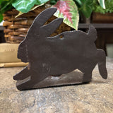 #149 Metal Bunny Candleholder